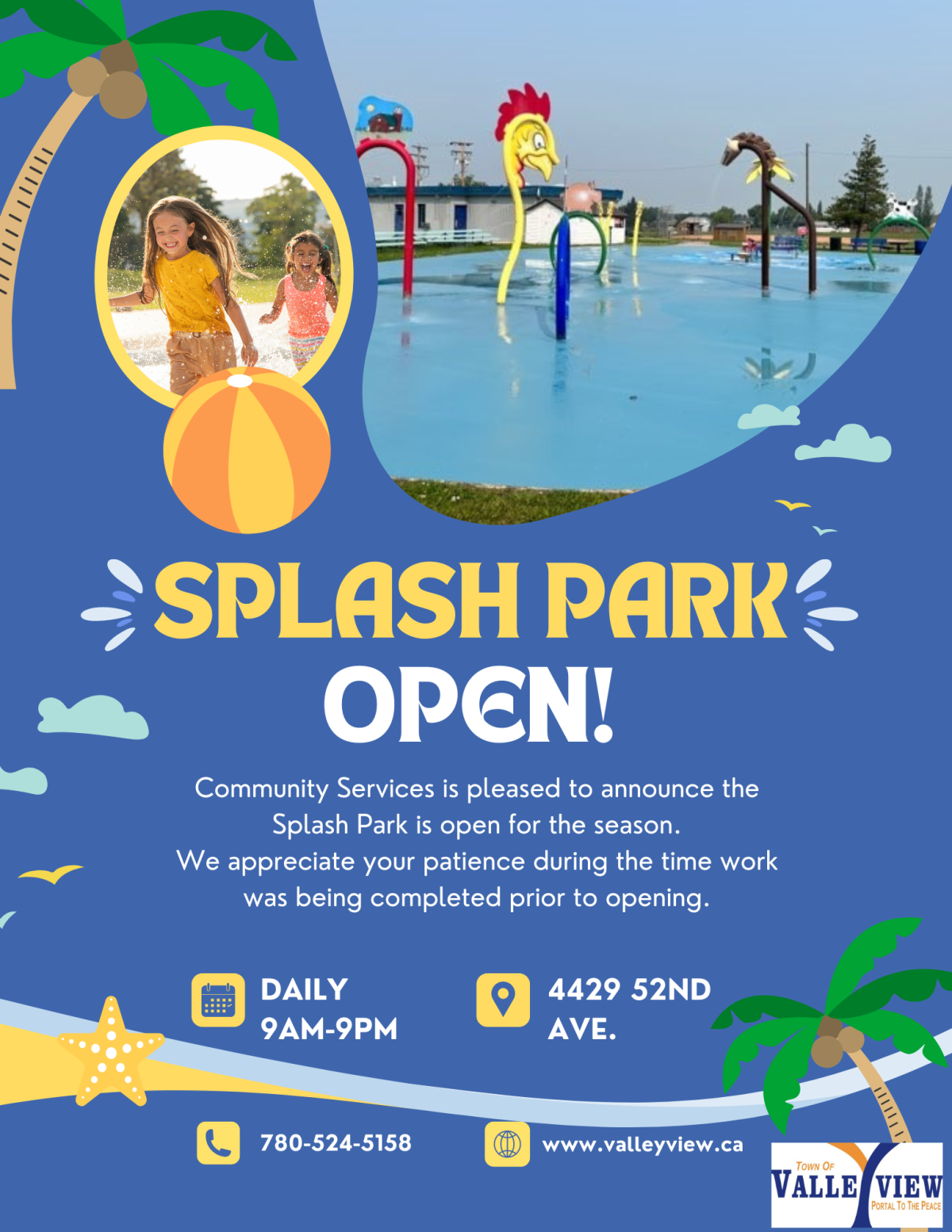 Splash Park Open – Town of Valleyview